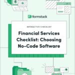 "Financial Services Checklist: Choosing No-Code Software"
